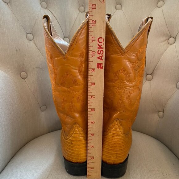 Cowboy Boots, Golden Yellow, Women's size 8.5 (US) - Picture 4 of 12